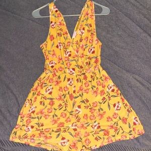Yellow romper